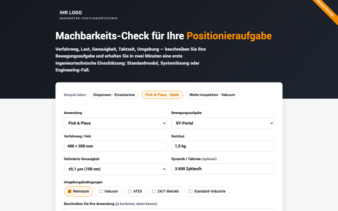 Machbarkeits-Check Vorschau